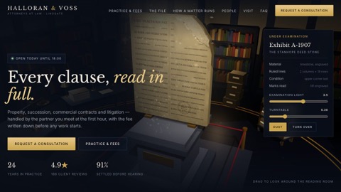 HALLORAN & VOSS — Law firm