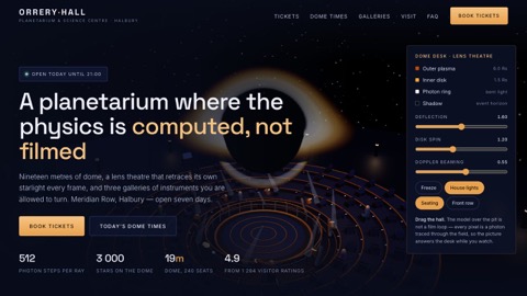 ORRERY HALL — Planetarium